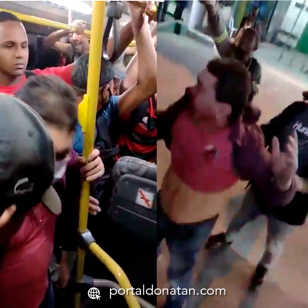 VÍDEO: Homem é espancado por populares após ejacular em mulher dentro de  ônibus | Portal do Natan